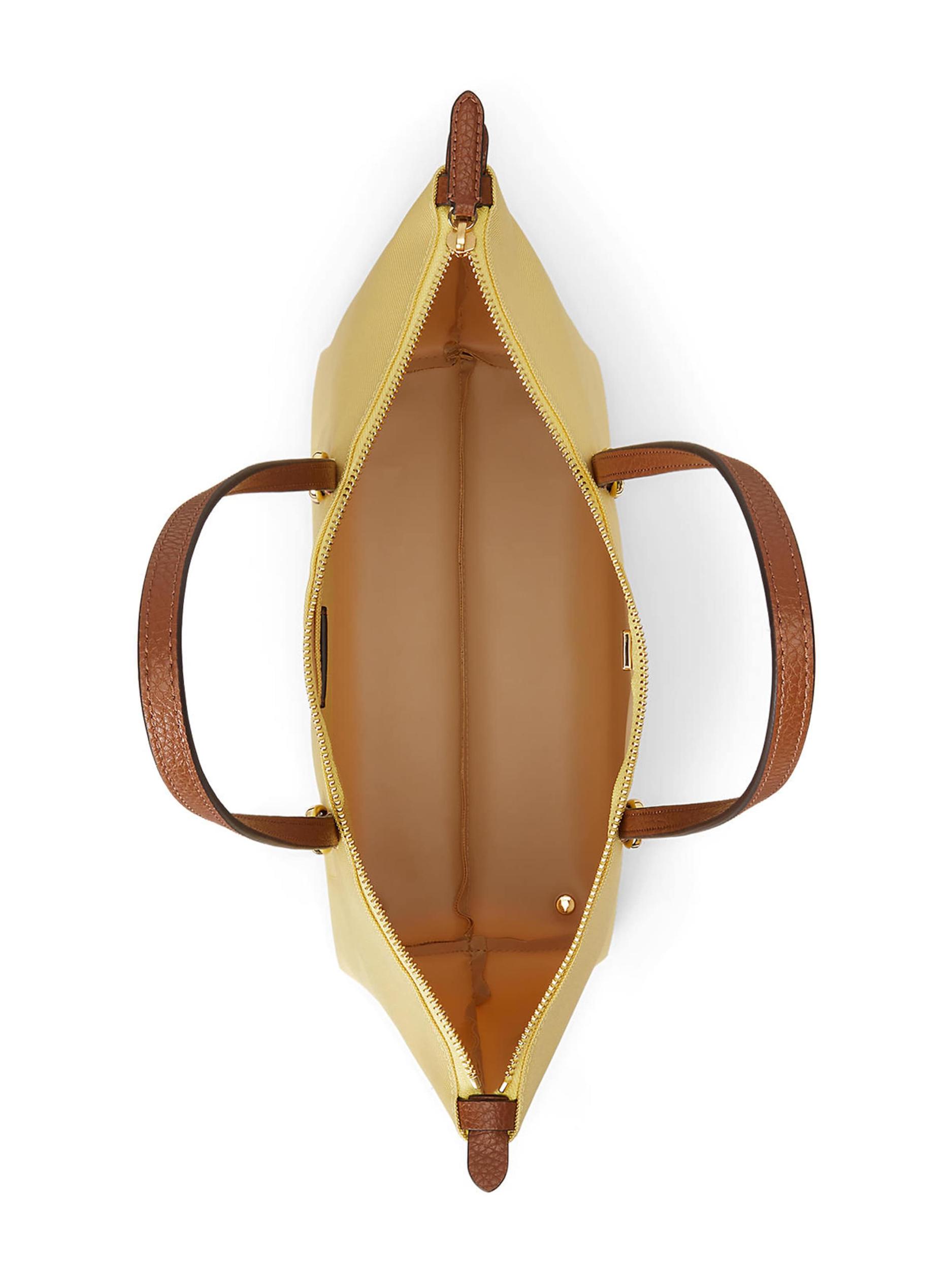 Lauren Ralph Lauren Shopper torba 'KEATON' žuta