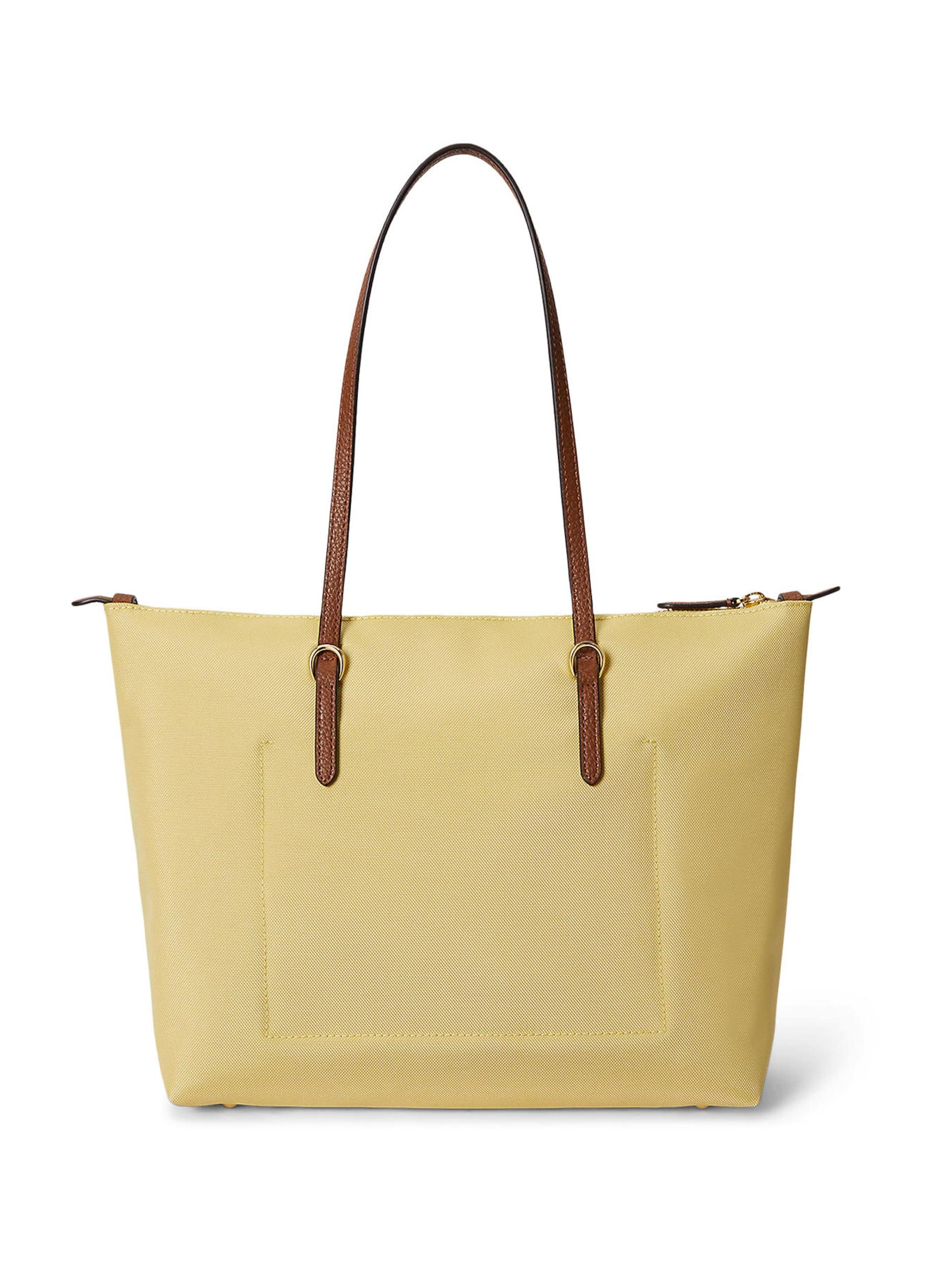 Lauren Ralph Lauren Shopper torba 'KEATON' žuta
