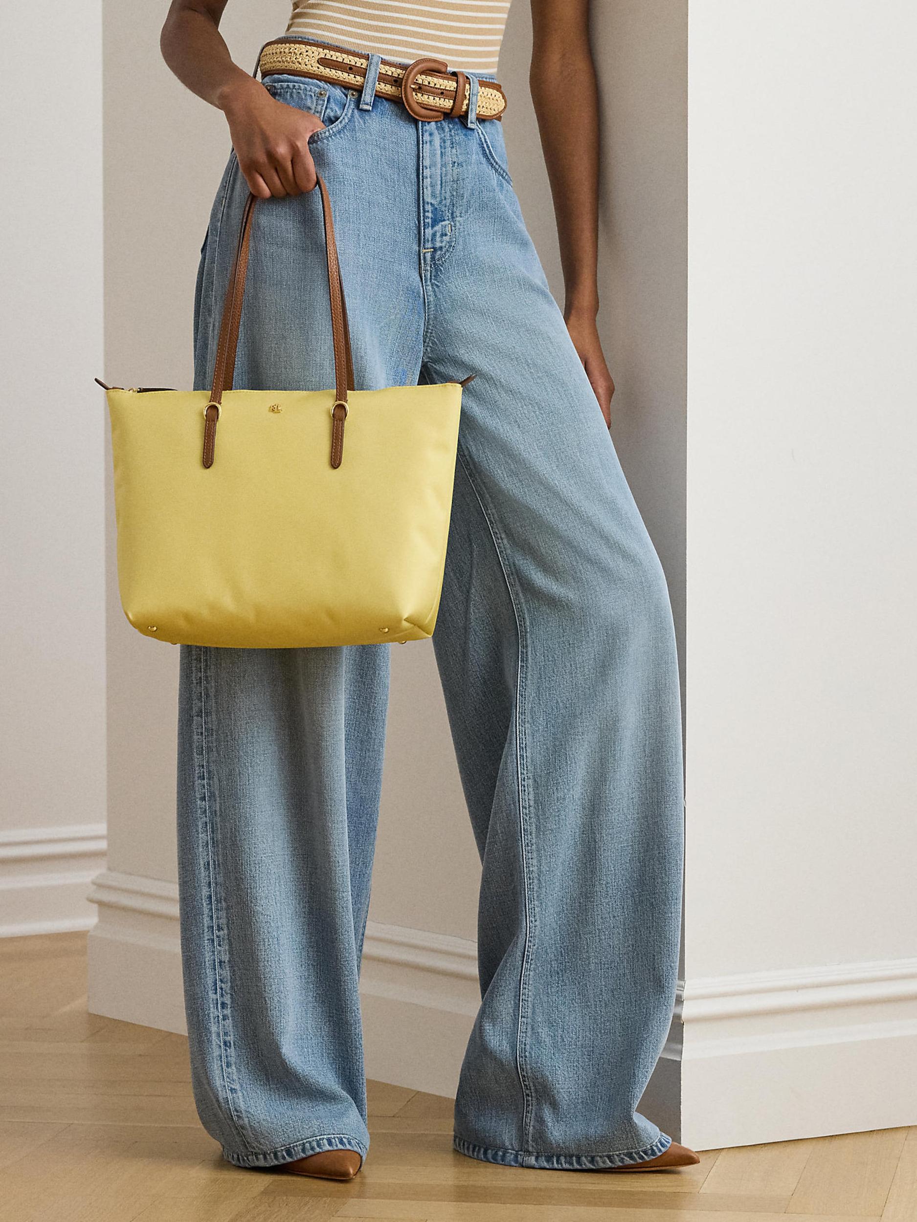 Lauren Ralph Lauren Shopper torba 'KEATON' žuta