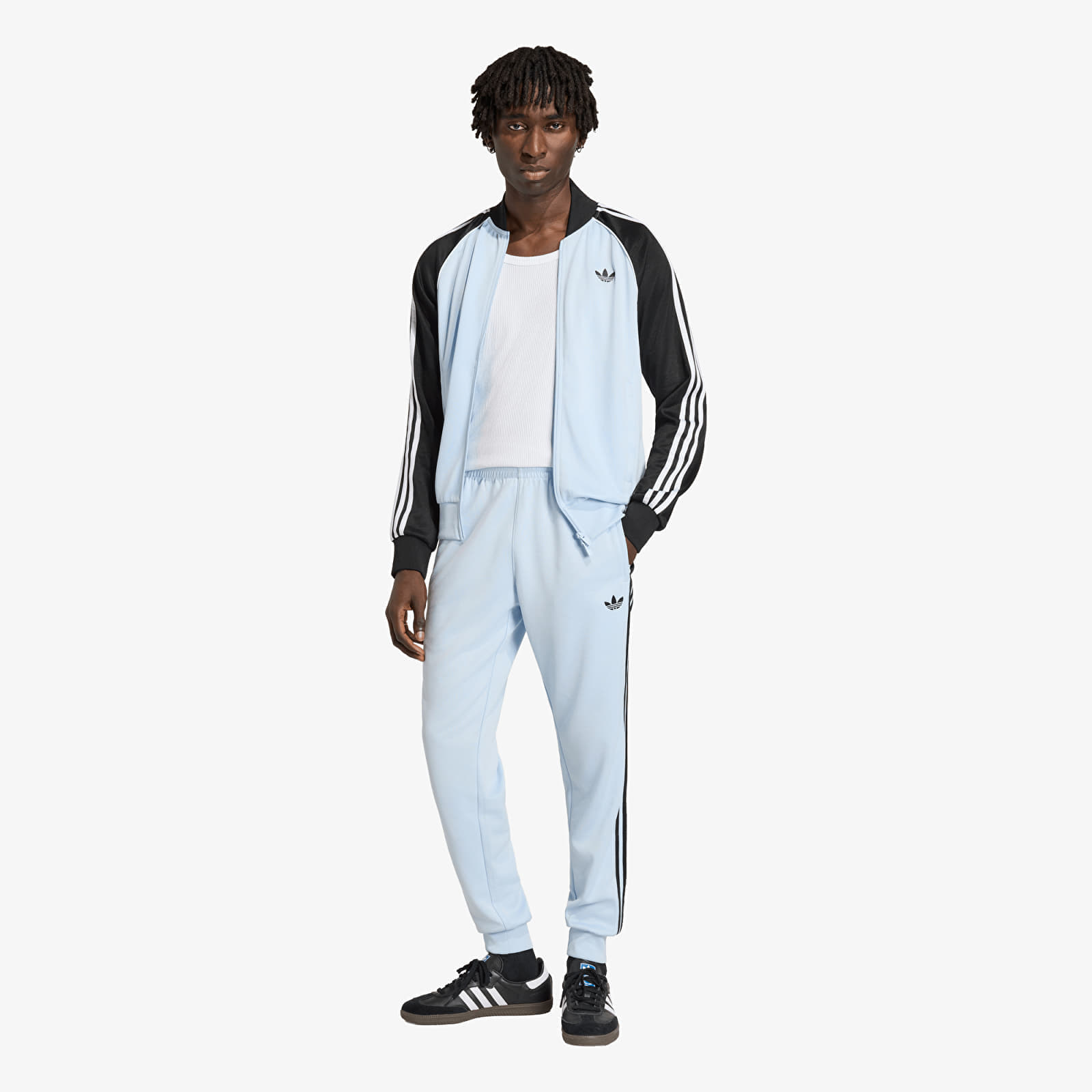 adidas Originals Donji dio trenerke adidas Sst Track Pants Crystal Sky