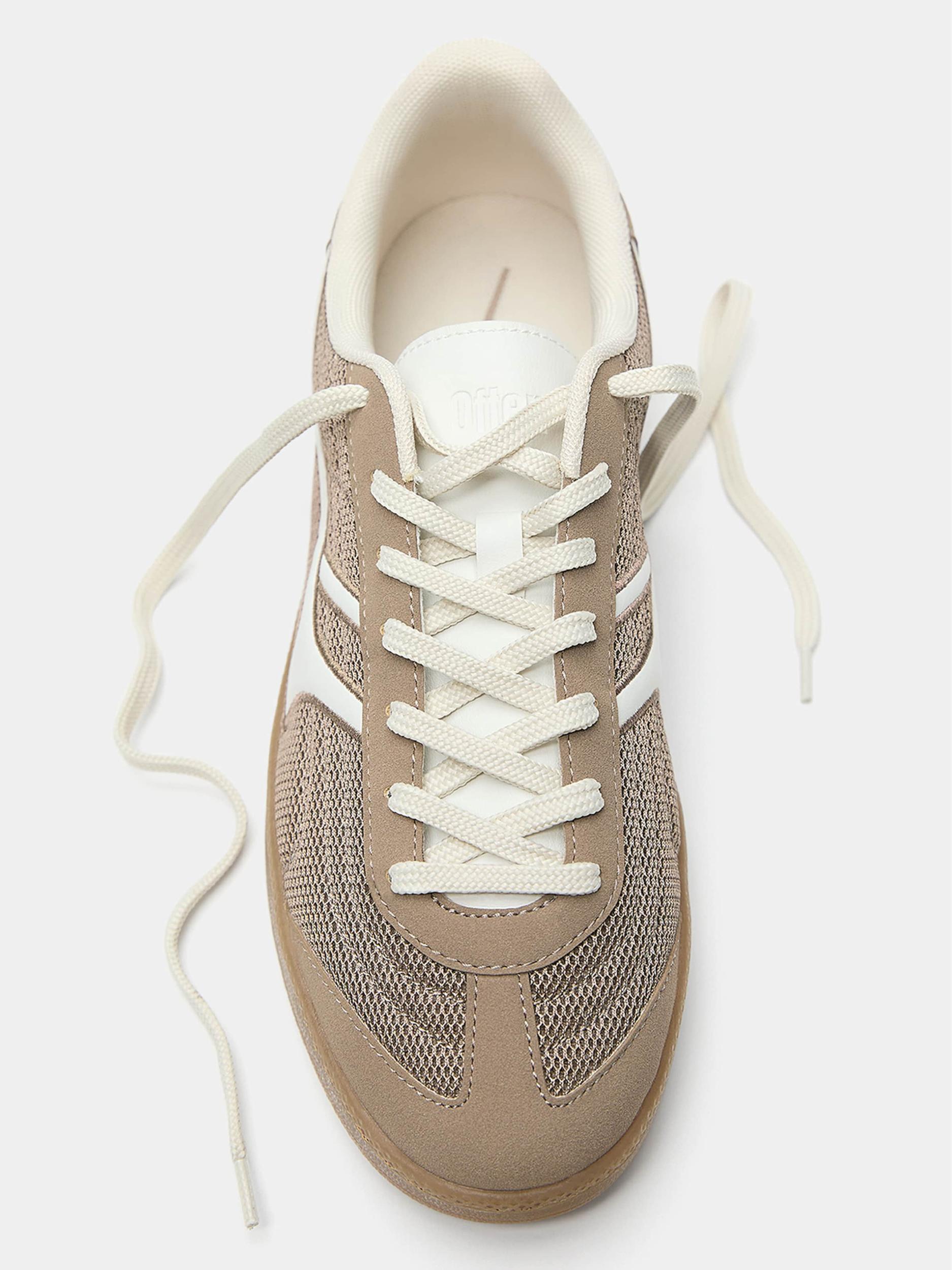 Pull&Bear Niske tenisice svijetlosmeđa / bijela