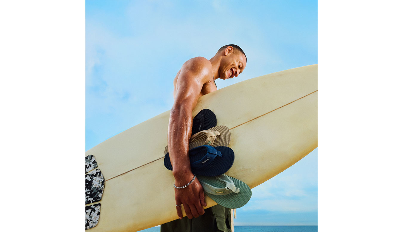 Havaianas Surfer Coast Muškarci - Flip Flop Havaianas - Crna - H4150257-0414-BRA-39/40