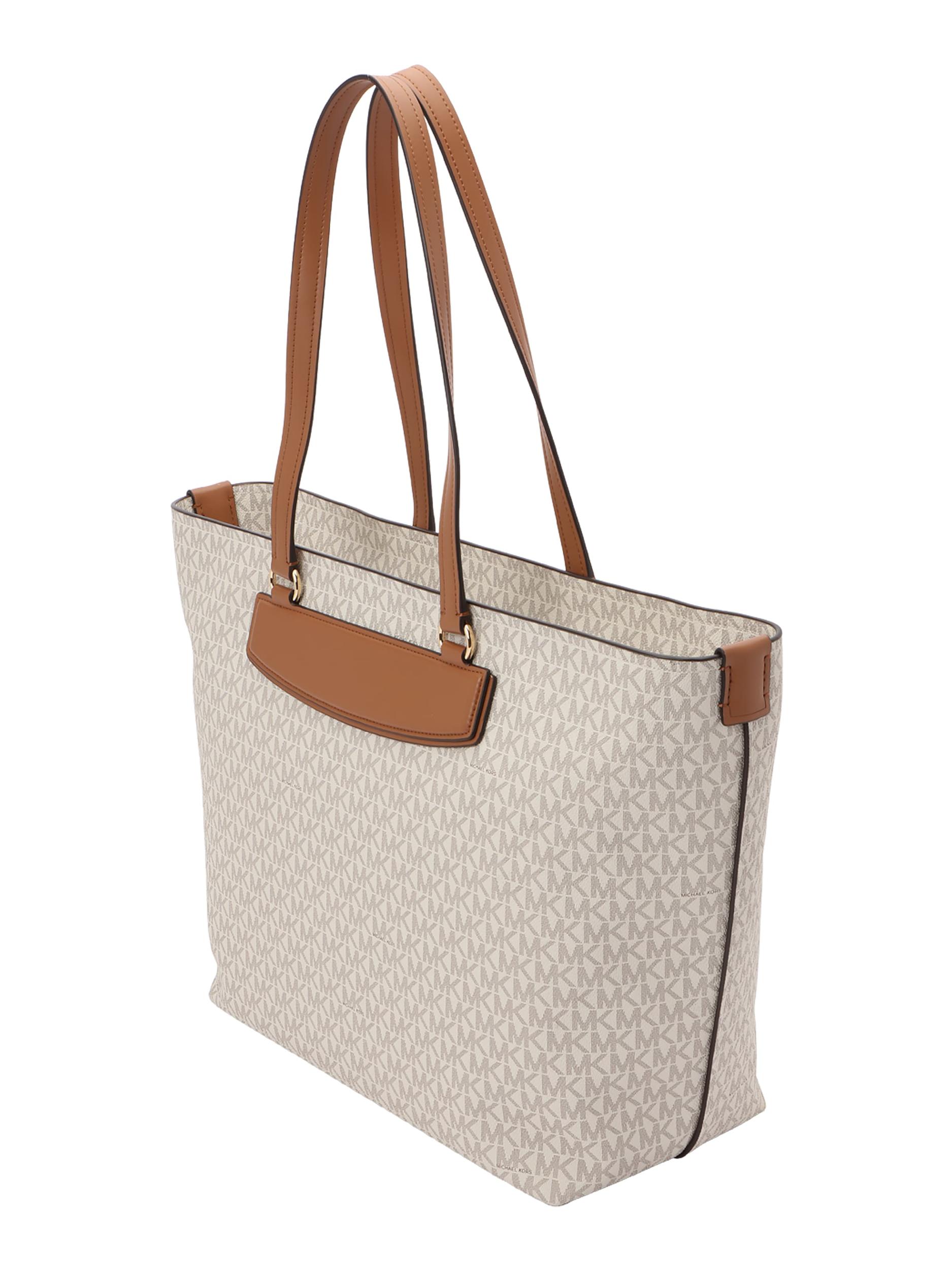 MICHAEL Michael Kors Shopper torba ecru/prljavo bijela / karamela / tamno smeđa