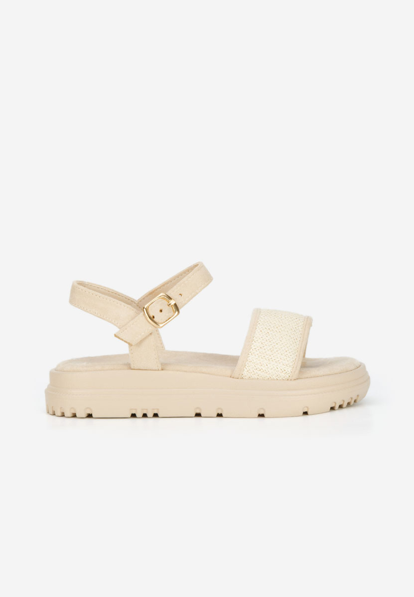 Zapatos Sandale s platformom Donetia bež
