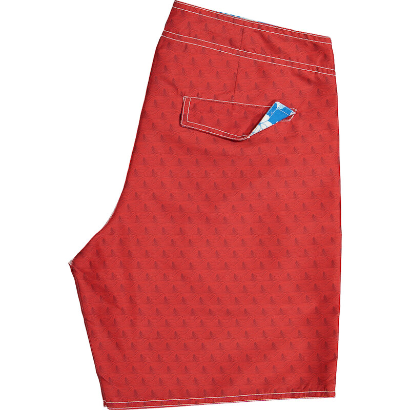 Panareha Men's Beach Shorts OPUNOHU red