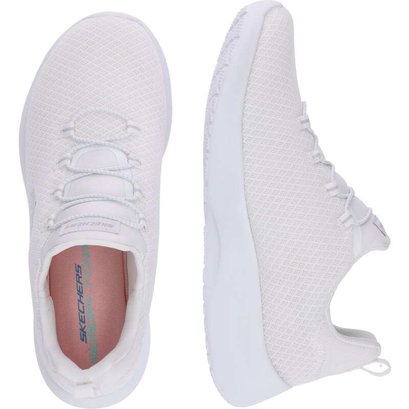 SKECHERS Niske tenisice 'Dynamight' srebro / bijela