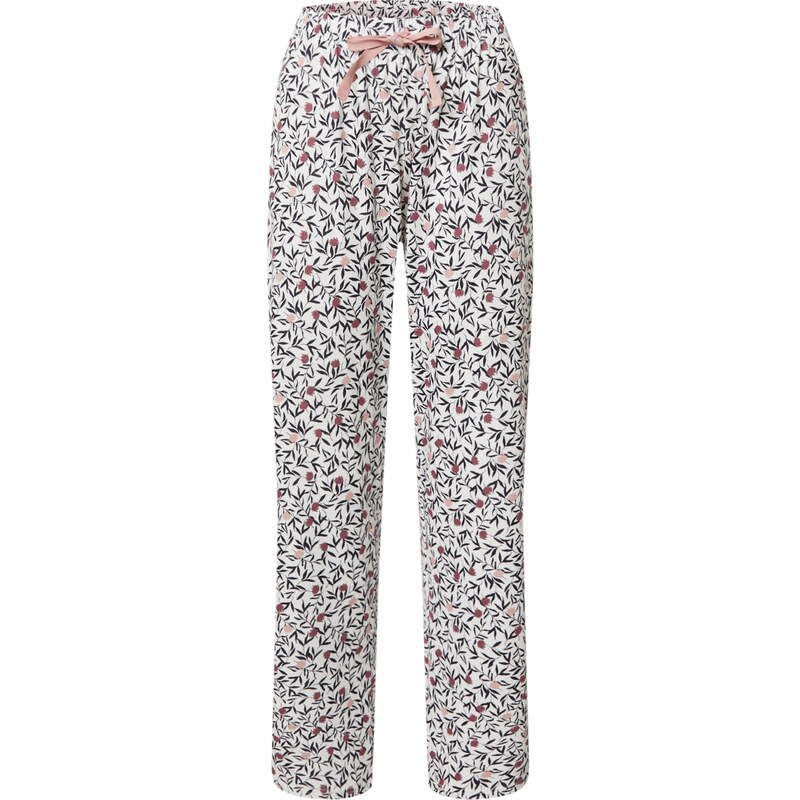 CALIDA Pidžama hlače plava / prljavo roza / merlot / bijela