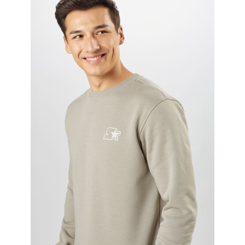 Starter Black Label Sweater majica svijetlosiva / bijela
