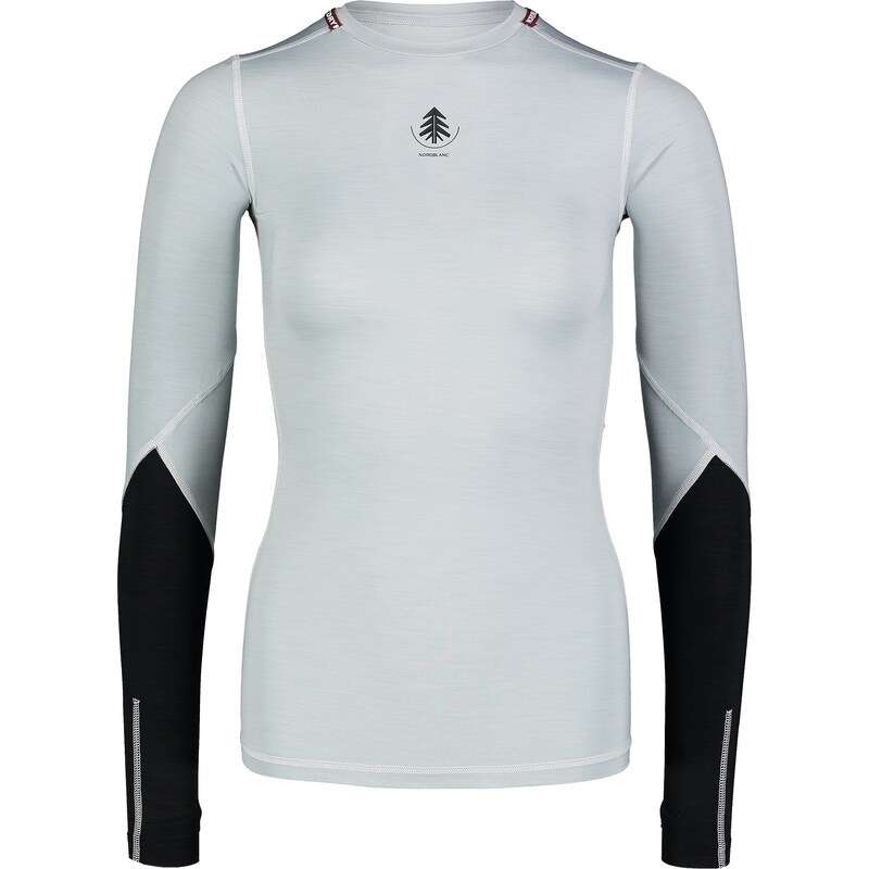Nordblanc Siva ženska laka majica osnovnog sloja odjeće WIMPLE