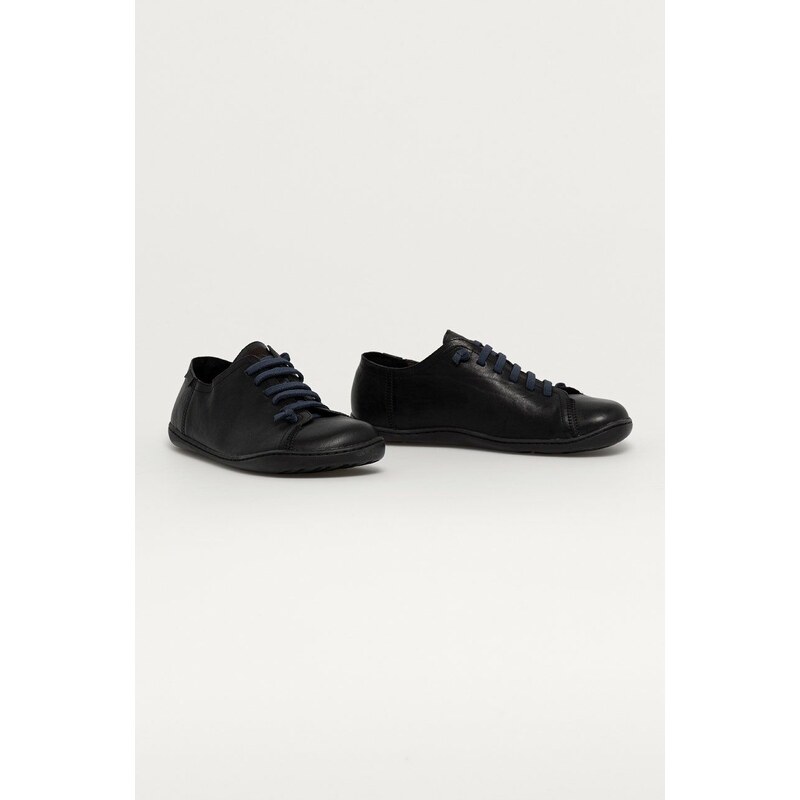 Kožne cipele Camper boja: crna