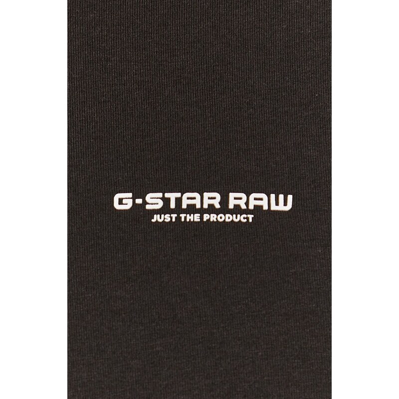 Majica kratkih rukava G-Star Raw za muškarce, boja: crna, bez uzorka