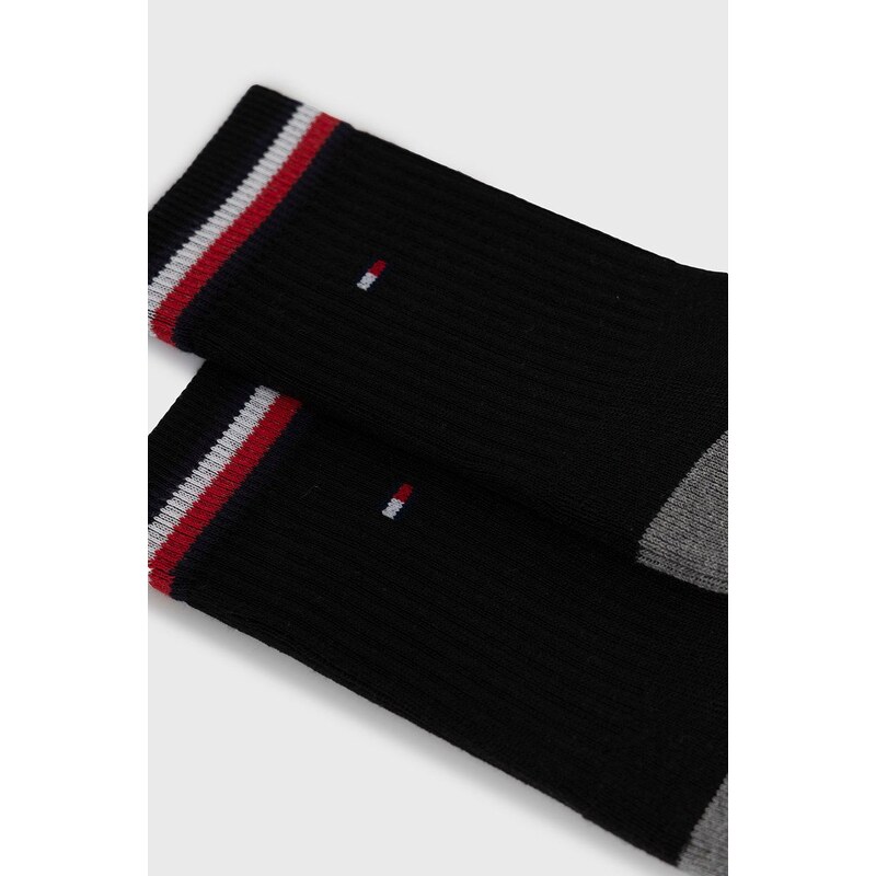 Dječje čarape Tommy Hilfiger 2-pack boja: crna