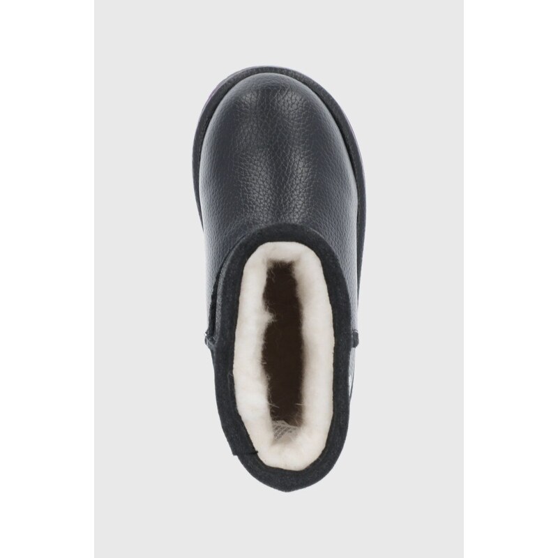Dječje kožne cipele za snijeg Emu Australia Sparkle Trigg boja: crna