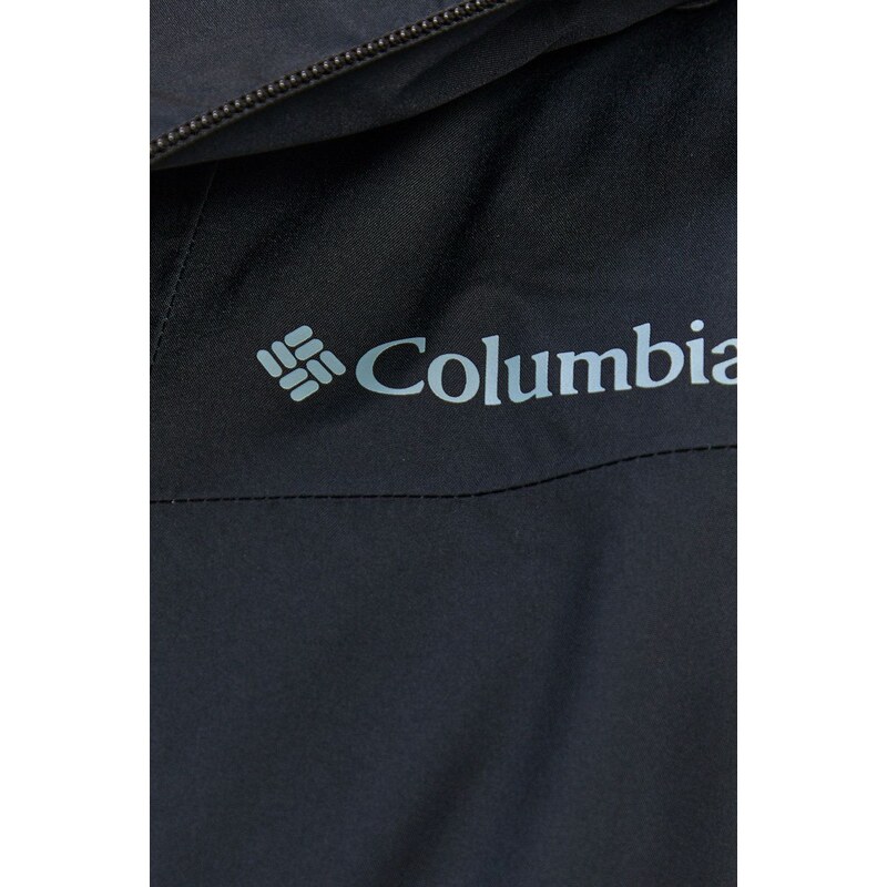 Outdoor jakna Columbia Wallowa Park Interchange boja: crna, za prijelazno razdoblje, 1957031-010