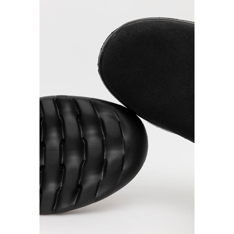 čizme za snijeg od brušene kože Skechers boja: crna