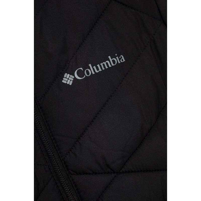 Dječja jakna Columbia boja: crna