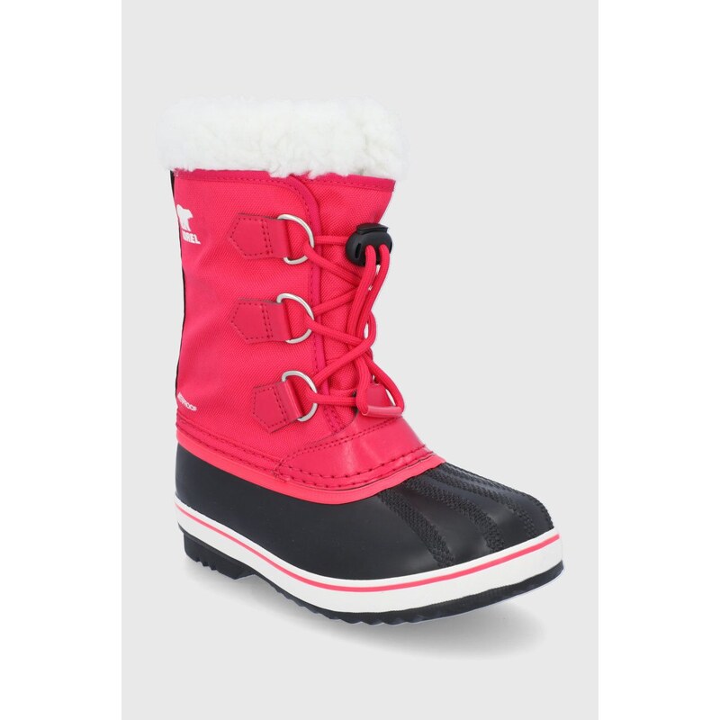 Dječje cipele za snijeg Sorel boja: crvena