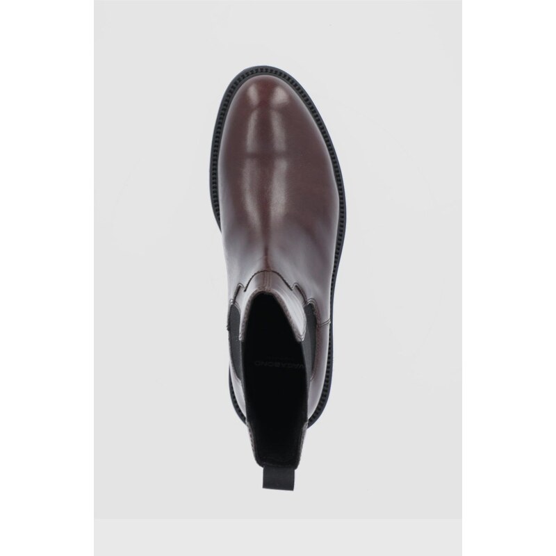 Kožne gležnjače Vagabond Shoemakers za žene, boja: smeđa