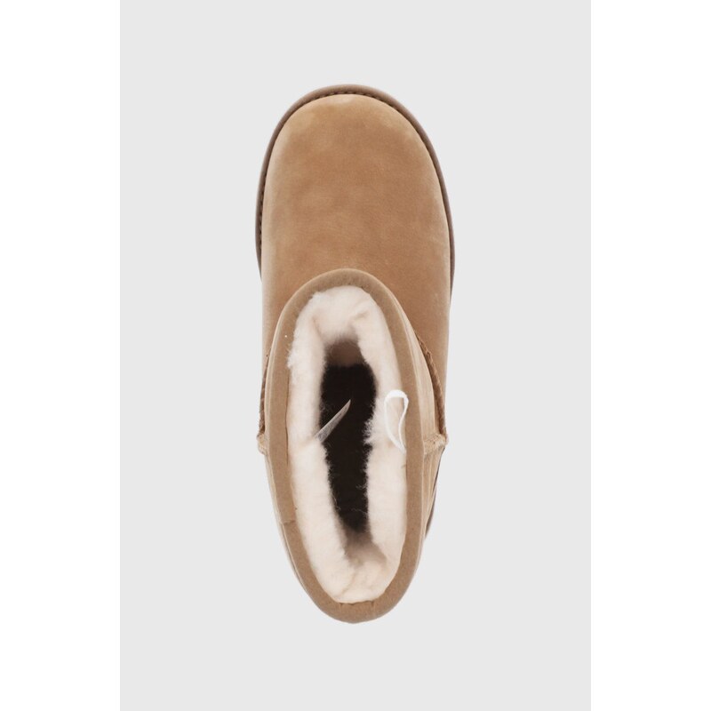 Dječje cipele za snijeg od brušene kože UGG boja: smeđa