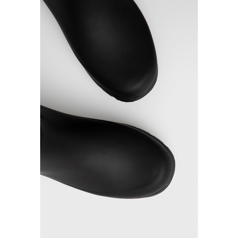 Gumene čizme Karl Lagerfeld za žene, boja: crna