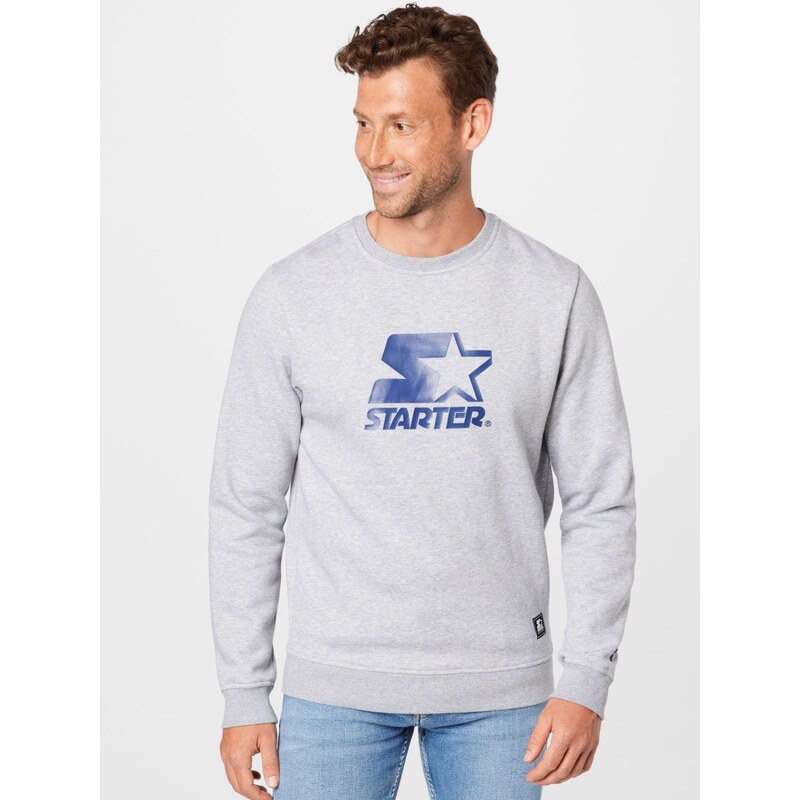 Starter Black Label Sweater majica mornarsko plava / siva