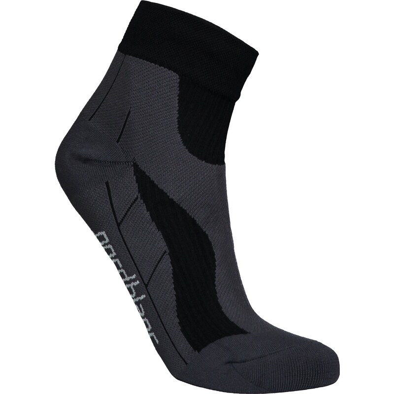 Nordblanc Crne kompresijske sportske čarape LUMP