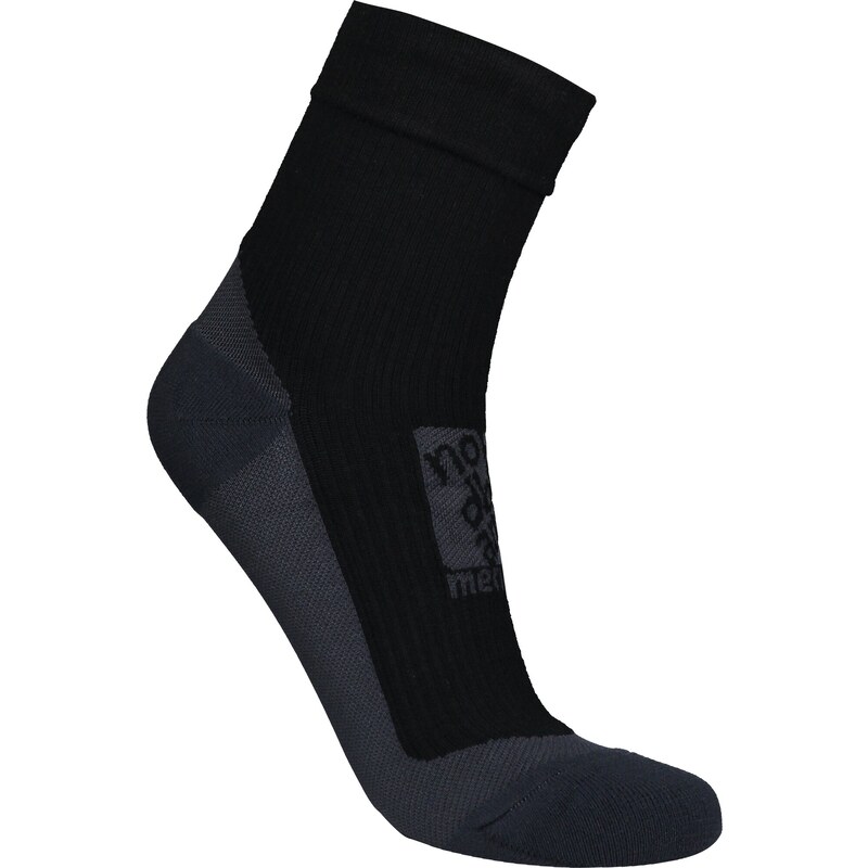 Nordblanc Crne kompresijske merino čarape BUMP