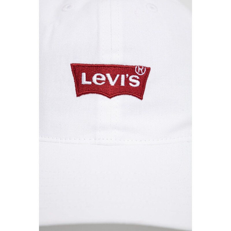 Dječja kapa Levi's boja bijela