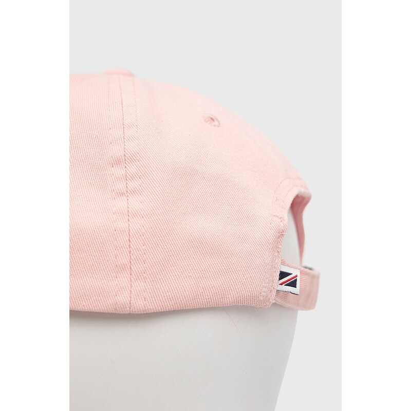 Kapa Pepe Jeans Tacio boja: ružičasta, s aplikacijom