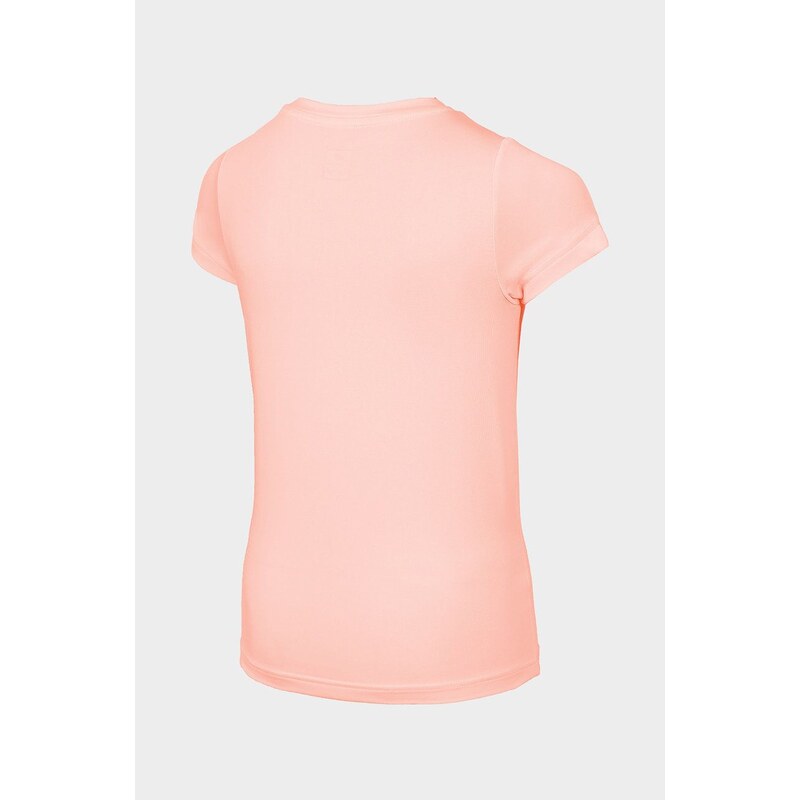 Dječja pamučna majica kratkih rukava 4F boja: ružičasta