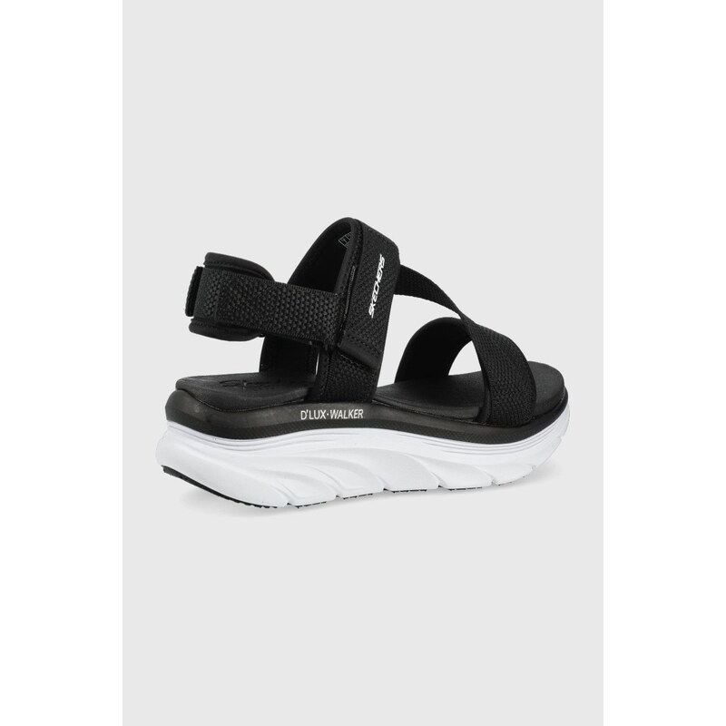 Sandale Skechers za žene, boja: crna, s platformom