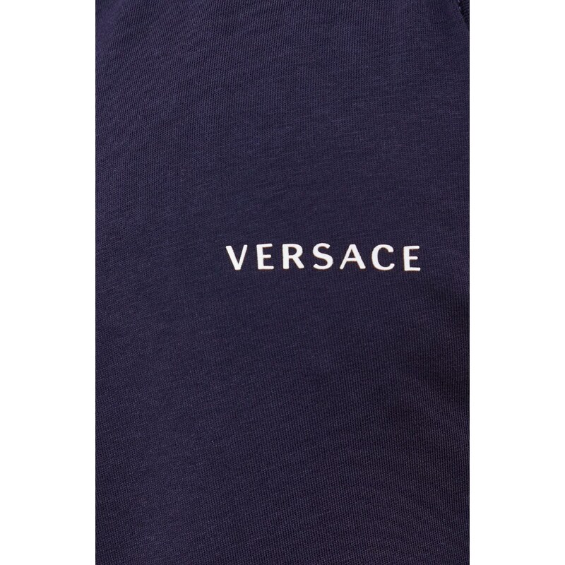 Majica kratkih rukava Versace za muškarce, boja: tamno plava