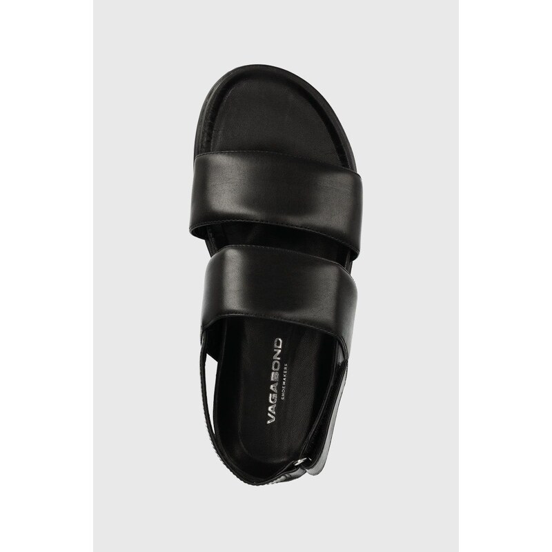 Kožne sandale Vagabond Shoemakers Seth za muškarce, boja: crna