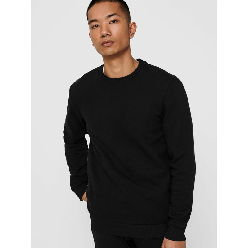 Only & Sons Sweater majica 'Ceres' crna