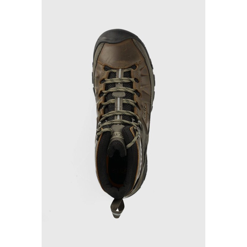 Cipele Keen Targhee III Mid za muškarce, boja: smeđa, 1017786.-BUNG/BLA