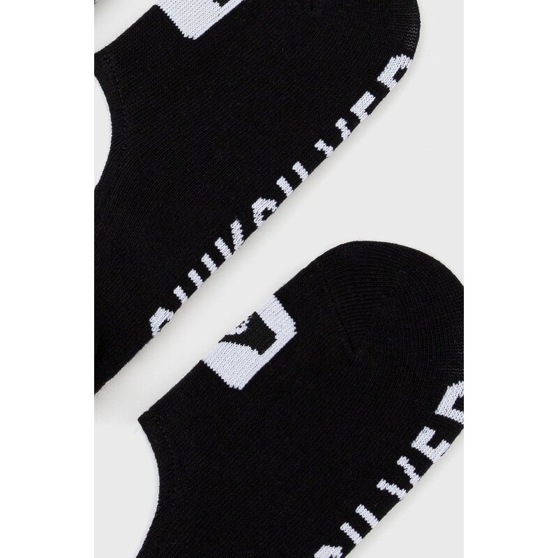 Čarape Quiksilver (3-pack) za muškarce, boja: crna