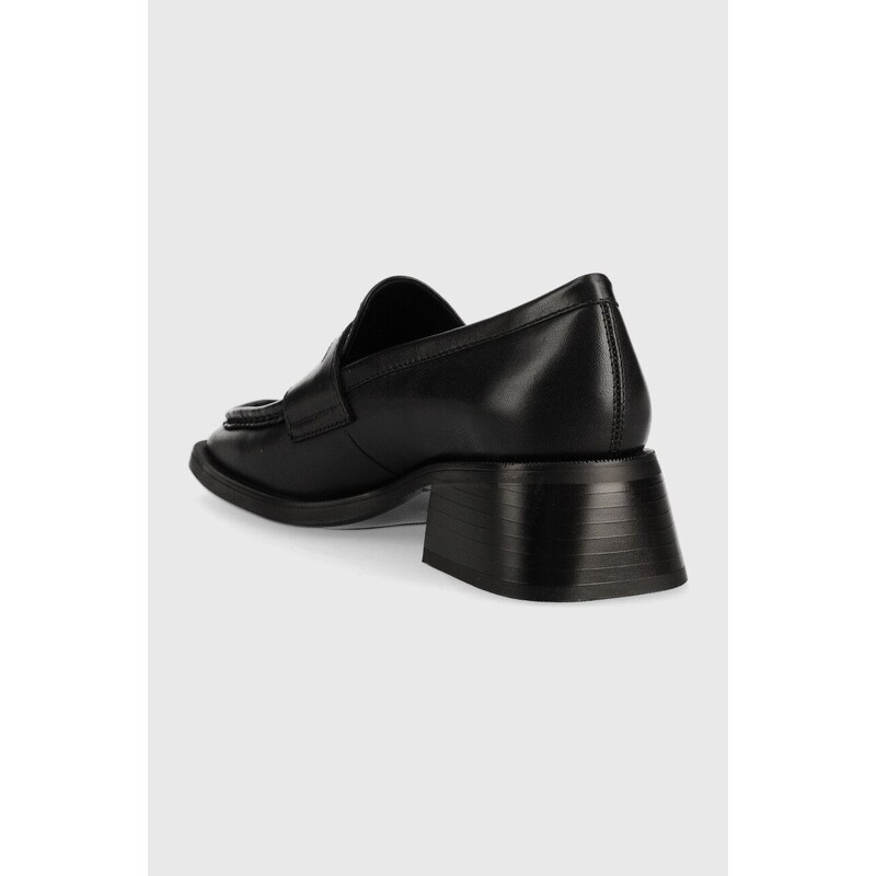 Kožne salonke Vagabond Shoemakers Blanca za žene, boja: crna, s debelom potpeticom
