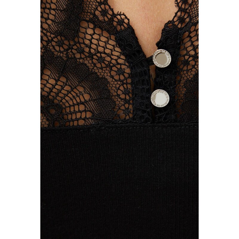Bluza Morgan za žene, boja: crna, glatka