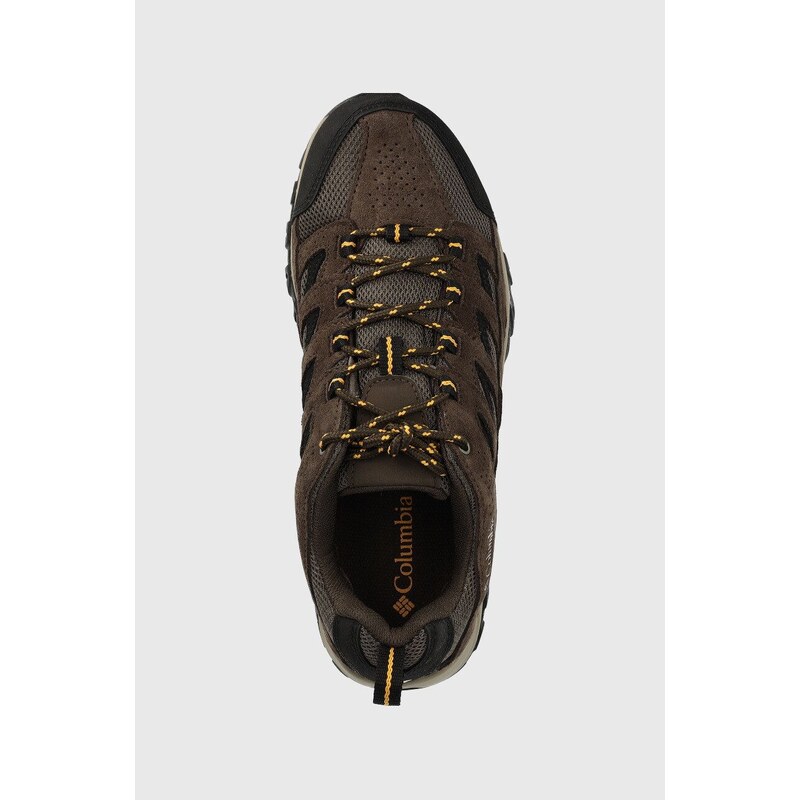 Cipele Columbia Crestwood Waterproof za muškarce, boja: smeđa