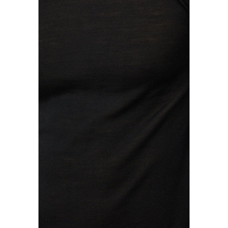 Vuneni pulover Bruuns Bazaar za muškarce, boja: crna, lagani