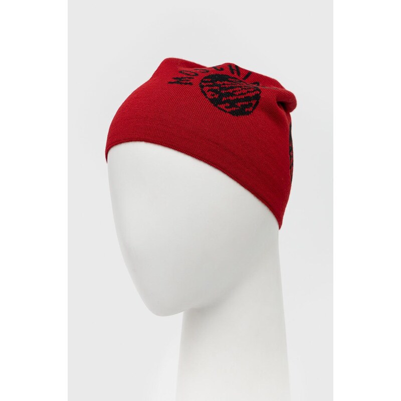 Kapa s dodatkom vune Moschino boja: crvena,