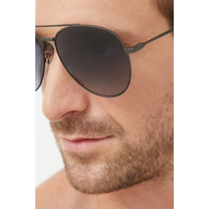 Sunčane naočale Tommy Hilfiger za muškarce, boja: crna