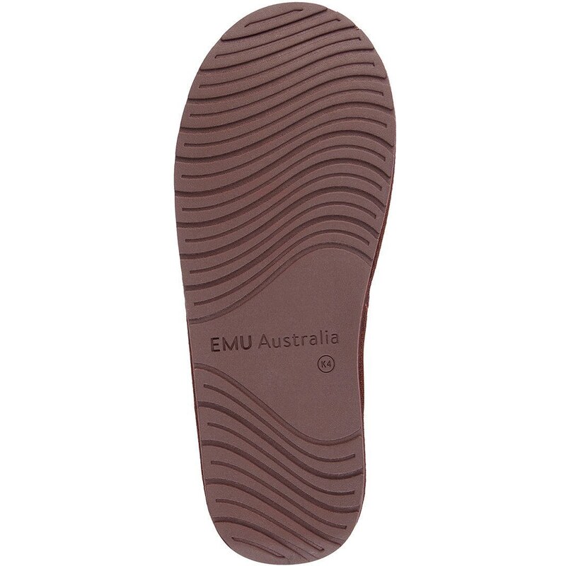 Dječje cipele za snijeg od brušene kože Emu Australia Wallaby Mini Teens boja: smeđa