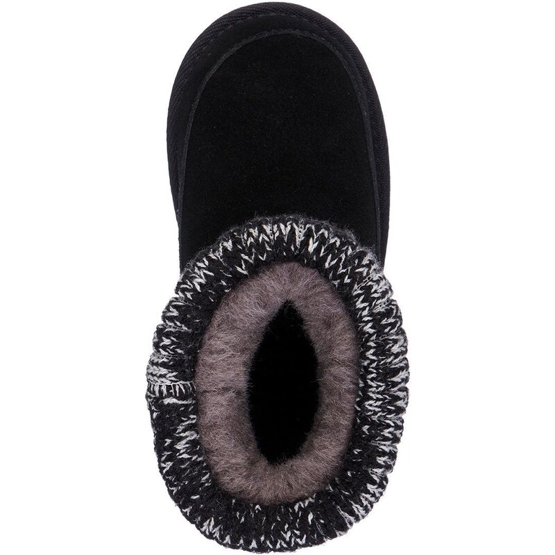 Dječje cipele za snijeg od brušene kože Emu Australia Eccles boja: crna
