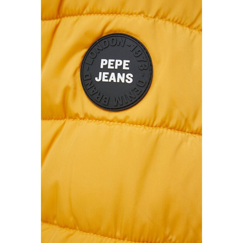Jakna Pepe Jeans za muškarce, boja: žuta, za zimu