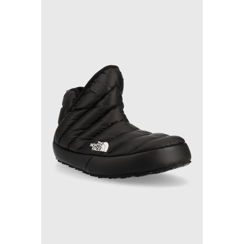 Kućne papuče The North Face Women S Thermoball Traction Bootie boja: crna