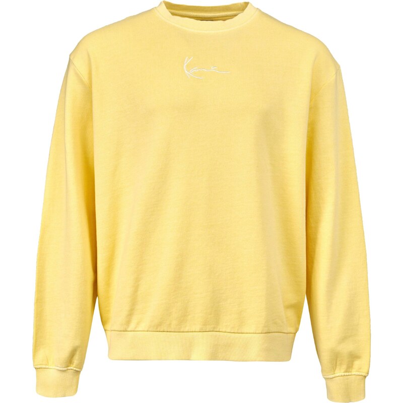 Karl Kani Sweater majica svijetložuta / bijela