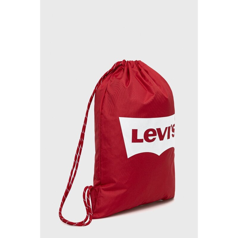 Dječji ruksak Levi's boja: crvena, s tiskom