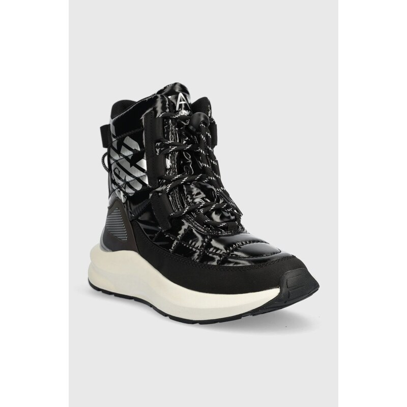 Čizme za snijeg EA7 Emporio Armani Snow Boot boja: crna