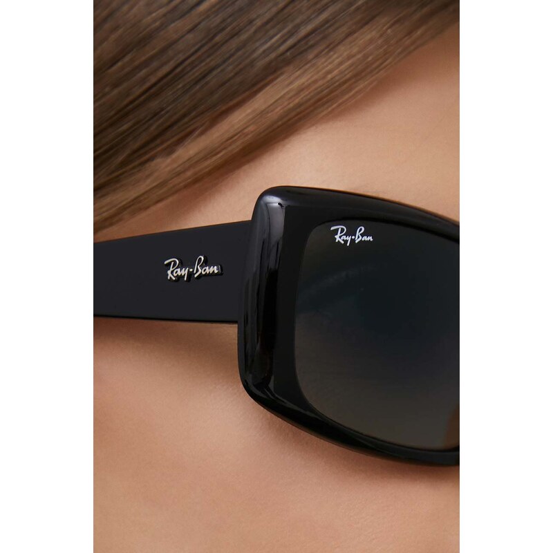 Sunčane naočale Ray-Ban za žene, boja: crna